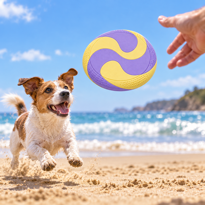 Orbit Bounce Textured Flying Disc Dog Toy